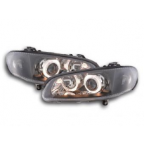 Faros Delanteros Angel Eyes Set  Opel Omega Modelo B  94-99 Negro Fk Automotive