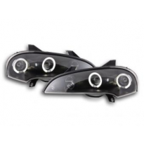 Faros Delanteros Set Angel Eyes Opel Tigra  95-03 Negro Fk Automotive