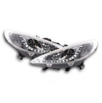 Faros Delanteros Luz Diurna Set Luz Diurna Opel Vectra B  95-99 Cromado Fk Automotive