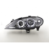 Faros Delanteros Set Angel Eyes Renault Megane 1 3/5-Ptas.  99-02 Cromado Fk Automotive
