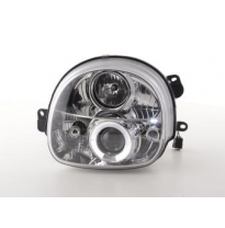 Faros Delanteros Set Angel Eyes Renault Twingo  93-00 Cromado Fk Automotive