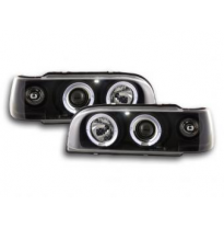 Faros Delanteros Set Angel Eyes Volvo 850  92-97 Negro Fk Automotive