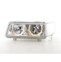 Faros Delanteros Angel Eyes Set  Vw Passat Modelo 35i  93-96 Cromado Fk Automotive