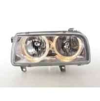 Faros Delanteros Angel Eyes Set  Vw Vento Modelo 1hxo,1h  92-98 Cromado Fk Automotive