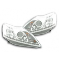 Faros Delanteros Luz Diurna Set Ford Focus 3/5-Ptas.  08- Cromado Fk Automotive