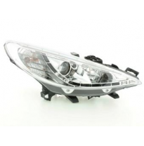 Faros Delanteros Luz Diurna Set Peugeot 207  06- Cromado Fk Automotive