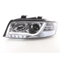 Faros Luz Diurna Set Con R87 Audi A4 Typ 8e Bj. 01-04 Cromado Fk Automotive