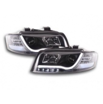 Faros Luz Diurna Set Con R87 Audi A4 Typ 8e Bj. 01-04 Negro Fk Automotive