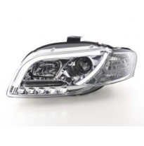 Faros Luz Diurna Set Con R87 Audi A4 Typ 8e Bj. 05-07 Cromado Fk Automotive