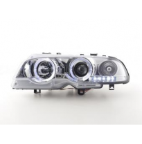 Faros Angel Eyes Bmw 3er E46 Coupe/Cabrio Bj. 98-02 Cromado Fk Automotive