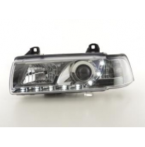 Faros Delanteros Luz Diurna Set Luz Diurna Bmw Serie 3 E36 Sedan Cromado Fk Automotive