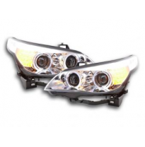 Faros Angel Eyes Bmw 5er E60/E61 Bj. 03-07 Cromado Fk Automotive