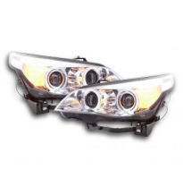 Faros Angel Eyes Bmw 5er E60/E61 Bj. 03-07 Cromado Fk Automotive