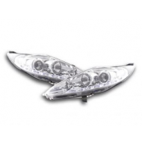 Faros Luz Diurna Ford Fiesta Bj. 08-12 Cromado Fk Automotive