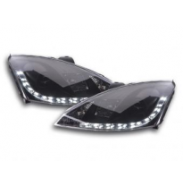 Faros Delanteros Luz Diurna Set Luz Diurna Ford Focus 1 C170 Negro Fk Automotive
