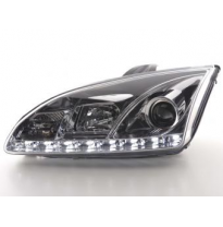 Faros Delanteros Luz Diurna Set Luz Diurna Ford Focus 2 C307 Cromado Fk Automotive