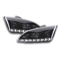 Faros Delanteros Luz Diurna Set Luz Diurna Ford Focus 2 C307 Negro Fk Automotive