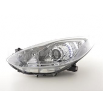 Faros Delanteros Luz Diurna Set Mazda 2, Cromado Fk Automotive