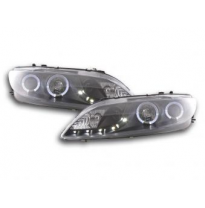 Faros Delanteros Luz Diurna Set Mazda 6 Sedan  02-07, Negro Fk Automotive