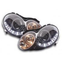 Faros Delanteros Luz Diurna Set Mercedes-Benz Clk Modelo W209  04-09, Cromado Fk Automotive