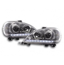 Faros Delanteros Luz Diurna Set Mercedes Benz M-Klasse Modelo W163  02-04 Cromado Fk Automotive