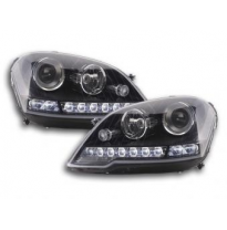 Faros Delanteros Luz Diurna Set Mercedes-Benz Ml-Klasse 164  08-11 Negro Fk Automotive
