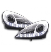 Faros Delanteros Luz Diurna Set Mercedes-Benz Slk 171  04-11 Cromado Fk Automotive