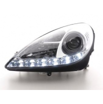 Faros Delanteros Luz Diurna Set Luz Diurna Mercedes Benz Slk R171 Cromado Fk Automotive