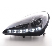 Faros Delanteros Luz Diurna Set Luz Diurna Mercedes Benz Slk R171 Negro Fk Automotive