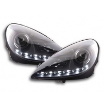 Faros Delanteros Luz Diurna Set Luz Diurna Mercedes Benz Slk R171 Negro Fk Automotive
