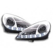 Faros Delanteros Luz Diurna Set Luz Diurna Mercedes Benz Slk R171 Cromado Fk Automotive