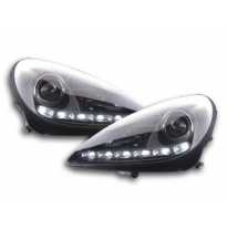 Faros Delanteros Luz Diurna Set Luz Diurna Mercedes Benz Slk R171 Negro Fk Automotive