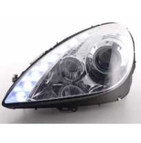 Faros Delanteros Luz Diurna Set Mercedes-Benz Slk Modelo 171, Cromado Fk Automotive