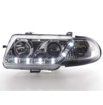 Faros Delanteros Luz Diurna Set Opel Astra F  95-97 Cromado Fk Automotive