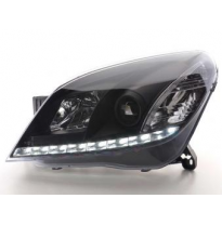 Faros Luz Diurna Set Con R87 Opel Astra H Bj. 2004-2009 Negro Fk Automotive