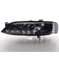 Faros Delanteros Luz Diurna Set Opel Vectra Modelo B  96-99 Cromado Fk Automotive
