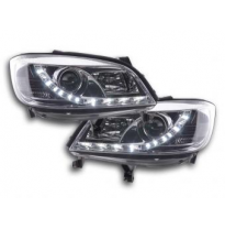 Faros Delanteros Luz Diurna Set Opel Zafira Modelo a  99-04 Cromado Fk Automotive