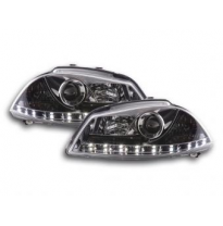 Faros Delanteros Luz Diurna Set Seat Ibiza Modelo 6l  03-08 Cromado Fk Automotive