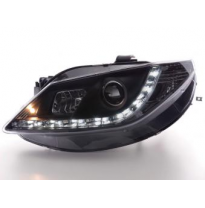 Faros Delanteros Luz Diurna Set Luz Diurna Seat Ibiza Modelo 6j  08- Negro Fk Automotive