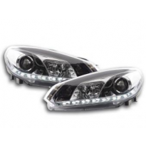 Faros Delanteros Luz Diurna Set Luz Diurna Vw Golf 6 Modelo 1k  08- Cromado Fk Automotive