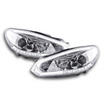Faros Luz Diurna Con R87 Vw Golf 6 Bj. 08-12 Cromado Fk Automotive