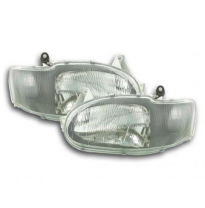 Faros Delanteros Set Angel Eyes Ford Escort Mk6  95-04 Negro Fk Automotive