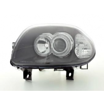 Faros Delanteros Set Angel Eyes Renault Clio Modelo B  98-01 Negro Fk Automotive