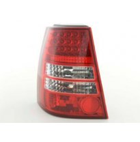 Kit De Pilotos Traseros Led Vw Golf 4 Variant Modelo 1j  99-06 Color Claro/Rojo Fk Automotive