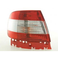 Kit De Pilotos Traseros Para Audi A4 Sedan Modelo B5  95-00 Rojo Blanco Fk Automotive