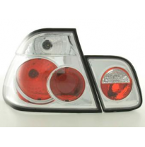 Kit De Pilotos Traseros Para Bmw Serie 3 Sedan Modelo E46  01-05 Cromado Fk Automotive