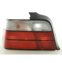 Kit De Pilotos Traseros Para Bmw Serie 3 Sedan Modelo E36  91-98 Rojo Blanco Fk Automotive