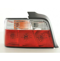 Kit De Pilotos Traseros Para Bmw Serie 3 Sedan Modelo E36  91-98 Rojo Blanco Fk Automotive