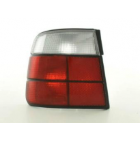 Kit De Pilotos Traseros Para Bmw Serie 5 Sedan Modelo E34  88-94 Blanco Rojo Fk Automotive