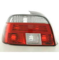 Kit De Pilotos Traseros Para Bmw Serie 5 Sedan Modelo E39  95-00 Rojo Blanco Fk Automotive